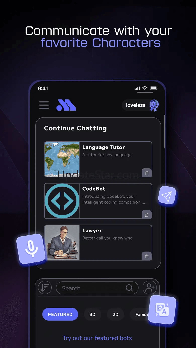 Moemate app