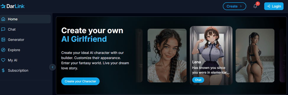 DarLink homepage