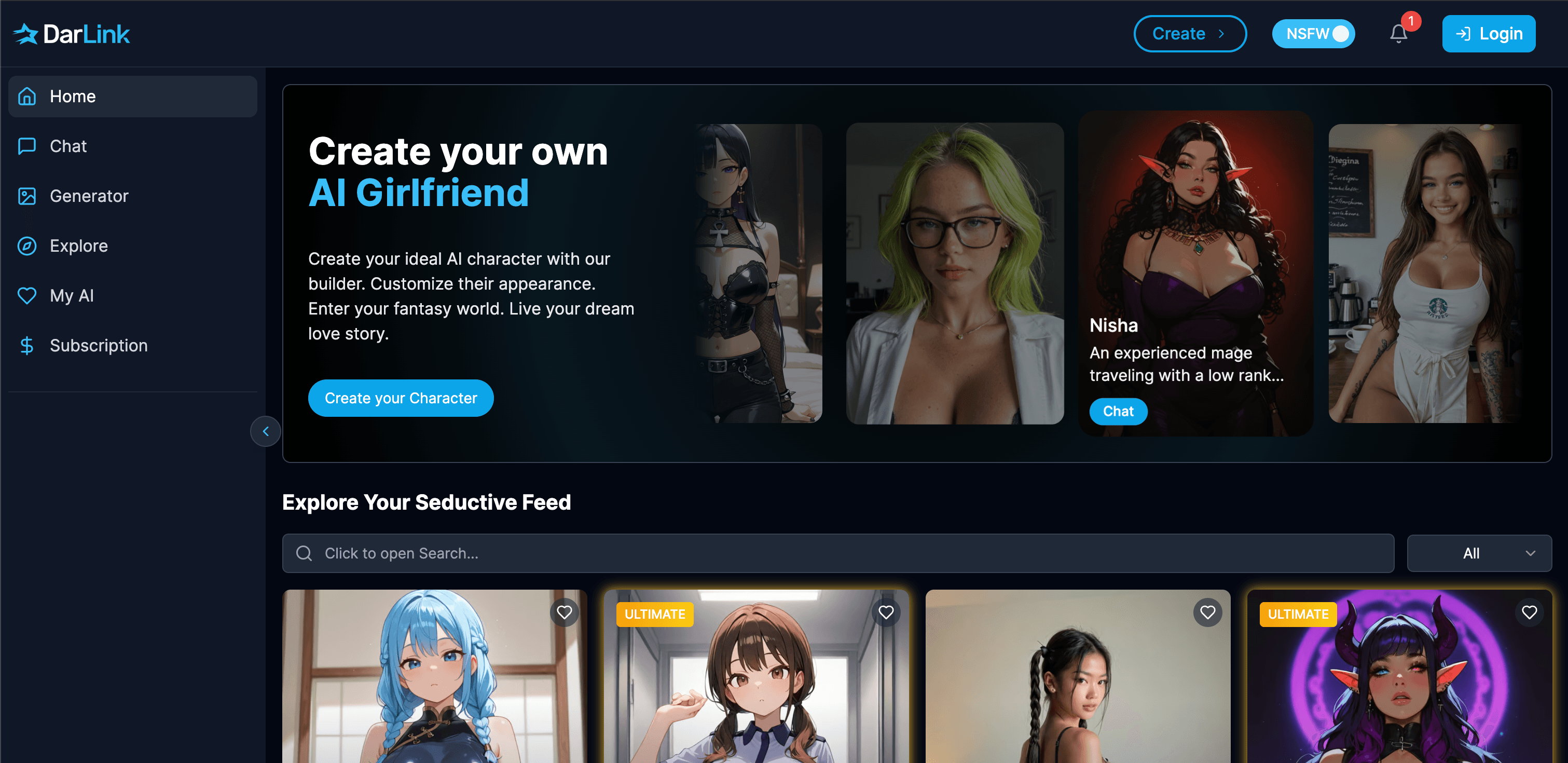 Generate AI Porn DarLink AI