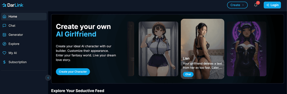 DarLink homepage